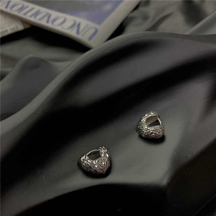 【Concept Store - Object Reverse】Simple Texture Small Earrings (With Box Random) WE-N13344K0Z# CHO