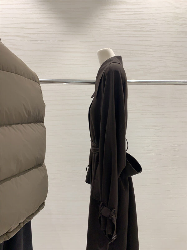 New for winter!  【Concept Store-Reverse】Korean Style Fashion Loose Windbreaker (With Belt) FAV-1193# CHO