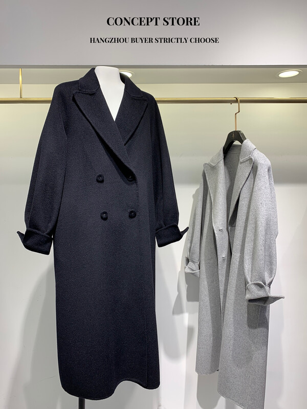 Autumn is new! [Concept Store - Object Reverse] Suit Collar Double Breasted Temperament Coat (Cashmere 25%) JSA-03670# CHO