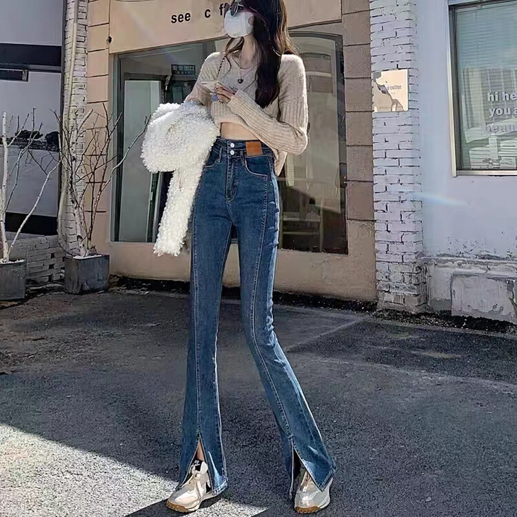 New in autumn!【LSJD】Stretch slim fit jeans 702# WTT
