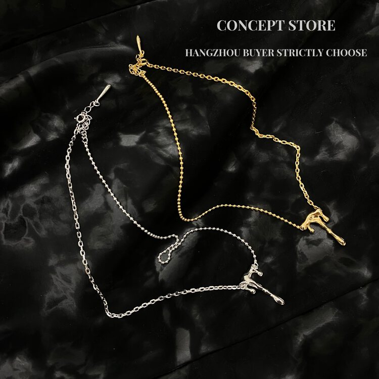 【Concept Store - Object Reverse】Nice Temperament Elegant Short Necklace (with Gift Box Packaging) XJJ-D0284-1# CHO