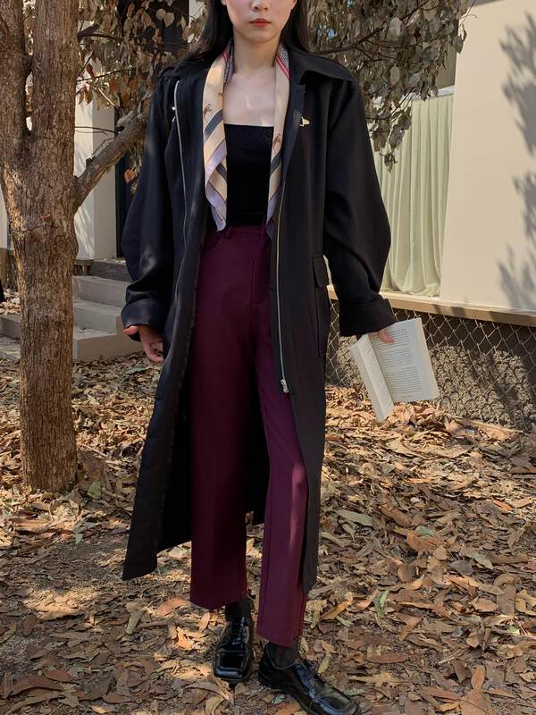 【NEIHE】Nine points straight small suit casual pants trousers 6023# JHY