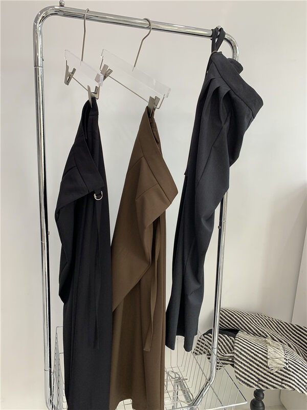 Autumn models are new! [Concept Store - Object Reverse] Solid Color Simple Versatile Casual Pants DVD-DF1086# CHO