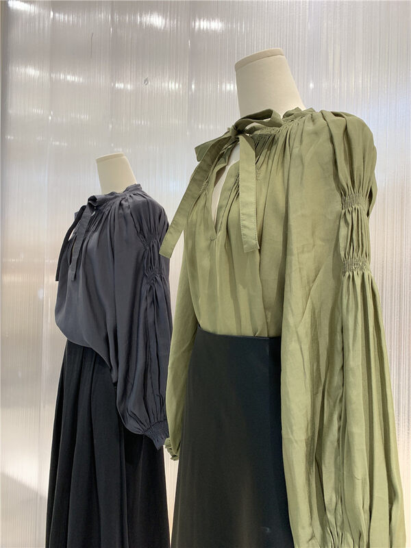 [Concept Store - Object Reverse] Design Round Neck Tie Shirt DV-W029# CHO