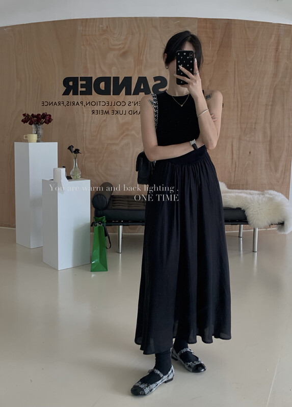 Autumn is new!【ONE TIME】French stitching vest dress 5369# JHY