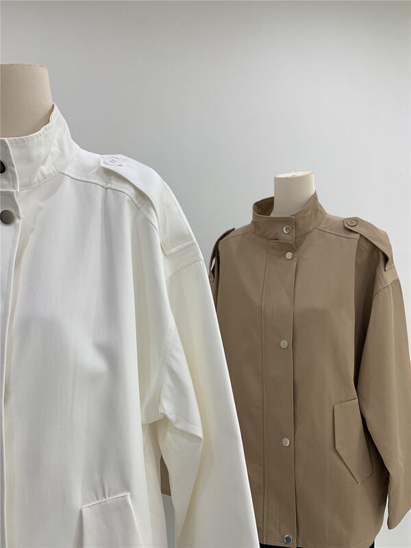 Autumn is new! [Concept Store-Reverse] Korean version of long-sleeved all-match short jacket BL-4795# CHO