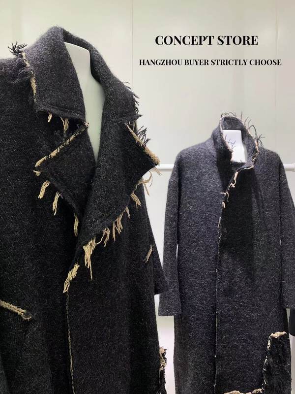 Autumn is new! [Concept Store-Reverse] Design Retro Commuter Casual Wool Jacket (Wool 50%) ZSYL-591Y943# CHO