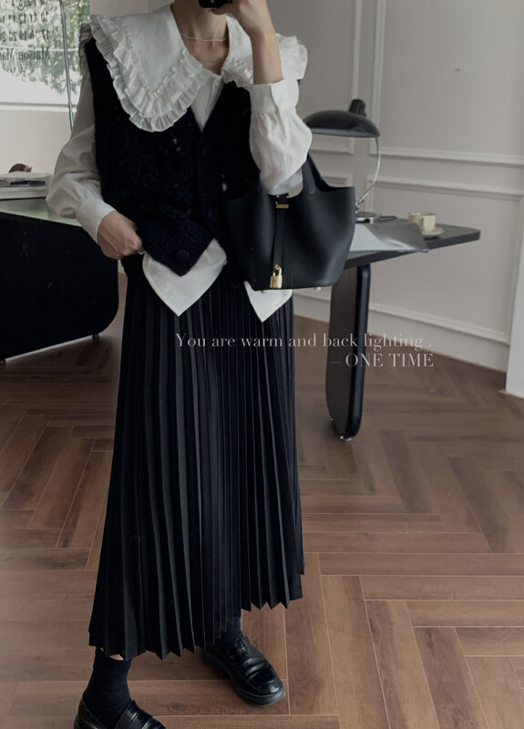 Original price 123.95! New in autumn! [ONE TIME] Heavy-duty V-neck loose vest XW5222# JHY