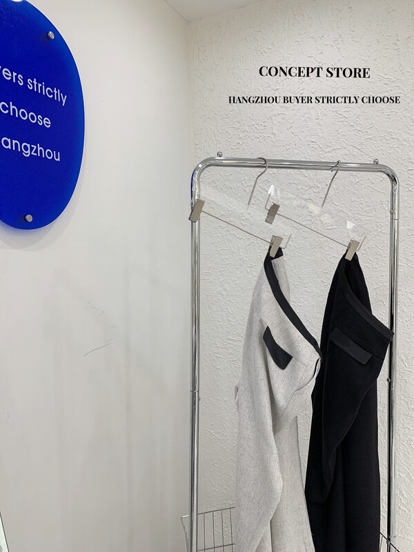 Autumn models are new! [Concept Store - Object Reverse] Korean version of casual color-blocking casual pants AKI-0021# CHO