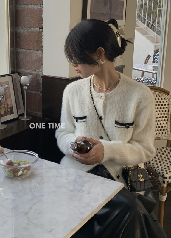 【ONE TIME】Small Fragrant Mink Fur Casual Warm Sweater OT7670# JHY