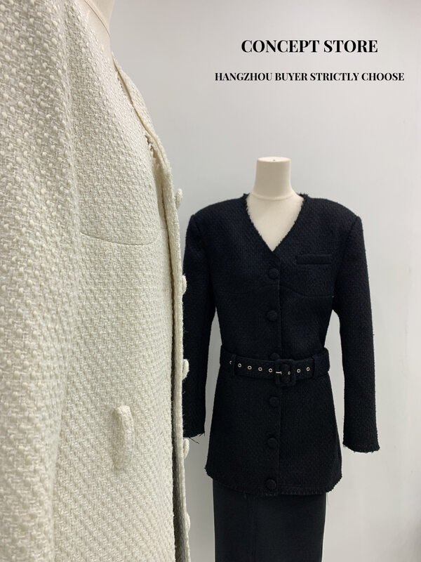 【Concept Store - Object Reverse】Breasted Temperament Fashionable Casual Short Jacket AVR-93615# CHO