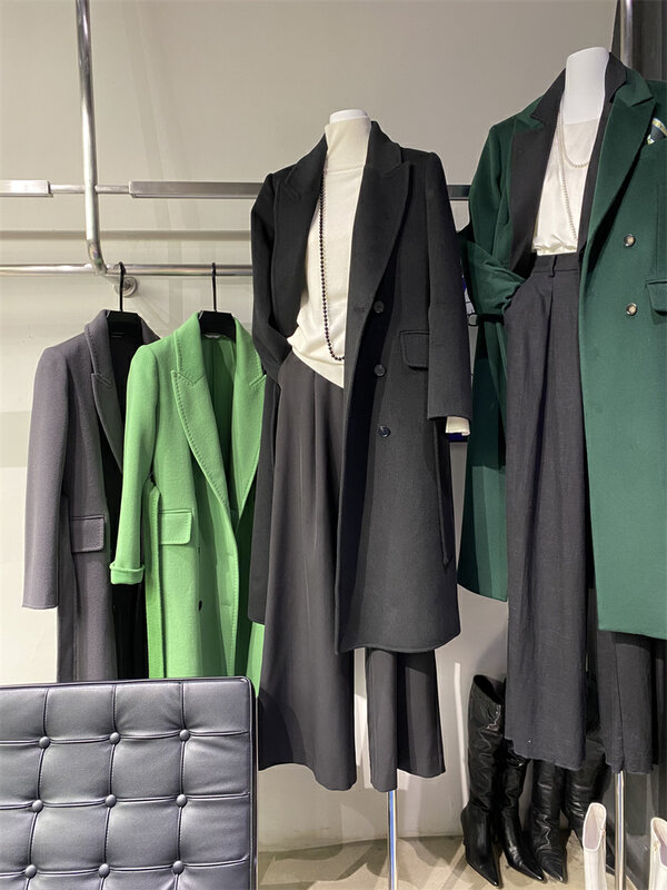 [Concept Store - Object Reverse] Temperament, Loose and High Quality Wool Jacket (With Belt) (Contains 70% Wool) FWQ-C429# MX