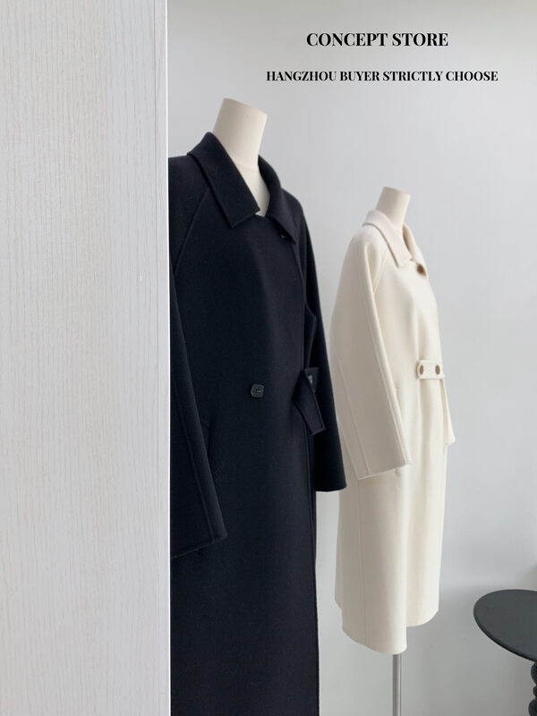 Autumn is new! [Concept Store-Reverse] Korean style long temperament wool coat YS1-DMHS-9935# CHO