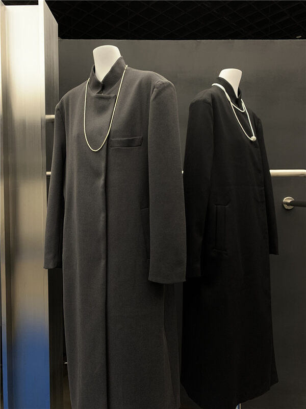 [Concept Store - Object Reverse] Temperament Versatile Mid-Length Coat (Contains 20% Wool) FWQ08# CHO