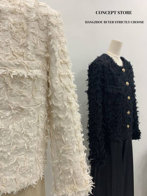 Autumn is new! [Concept Store - Object Reverse] Small Fragrance Temperament Versatile Short Jacket MSMS-1112# CHO