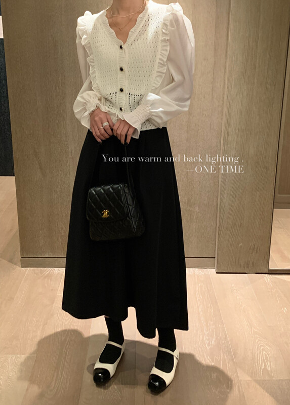 New in early autumn!【ONE TIME】Korean version of simple all-match skirt ZS3127# JHY