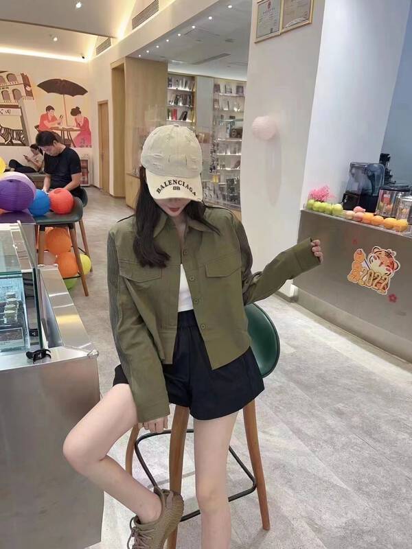 Original price 66.55! New in autumn! [I-D] Korean version all-match stitching shirt Y8502# L