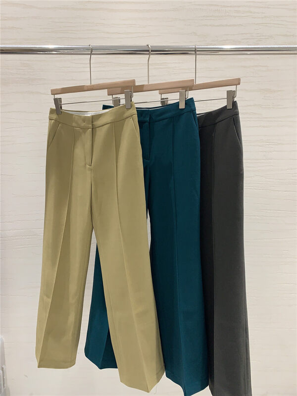 【Concept Store - Object Reverse】Commuter High Waist Straight Trousers FAV-6542# CHO