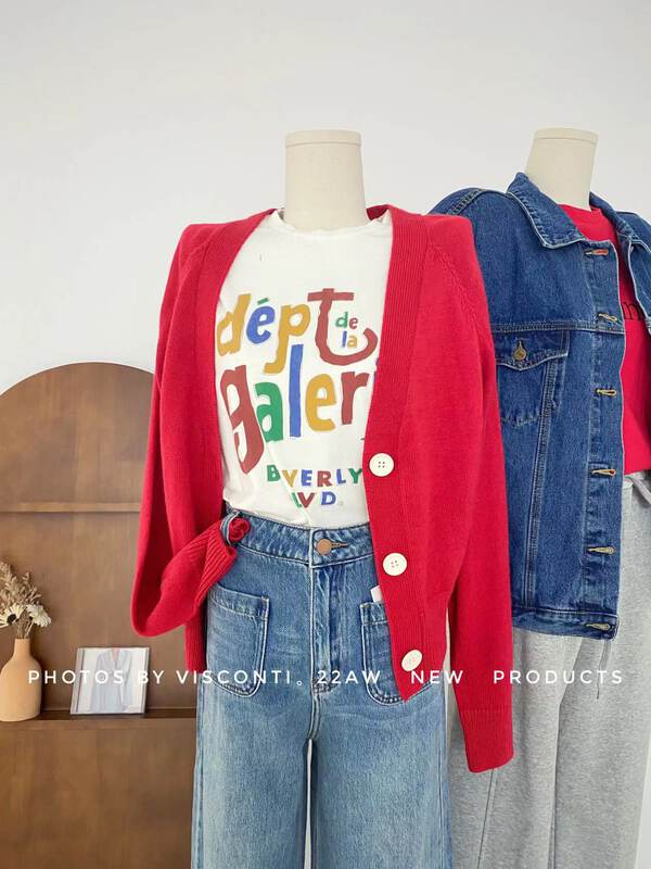 New in early autumn! [C Ouni] round neck letter printed short-sleeved T-shirt C220-S1039# GYJ