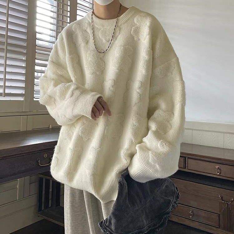 【F·P】Nice Loose Lazy Warm Sweater 0605FP# HBX