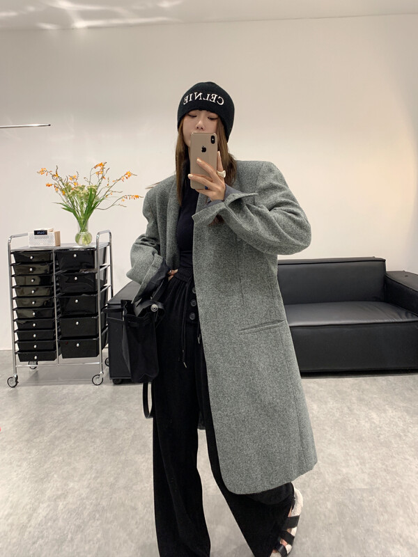Original price 218.99! 【VANESSA】 Korean loose thickened woolen coat 9955# OZQ
