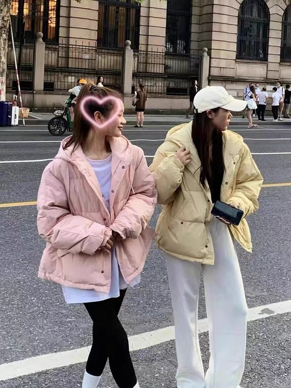 【SUSAN】Korean style hooded casual all-match warm down jacket (including 90% white duck down) 83165# LSW
