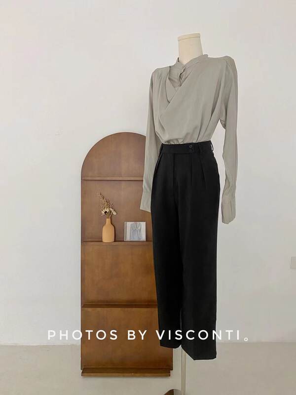 Autumn is new! [C Ouni] Neat temperament all-match trousers C821-18299# GYJ