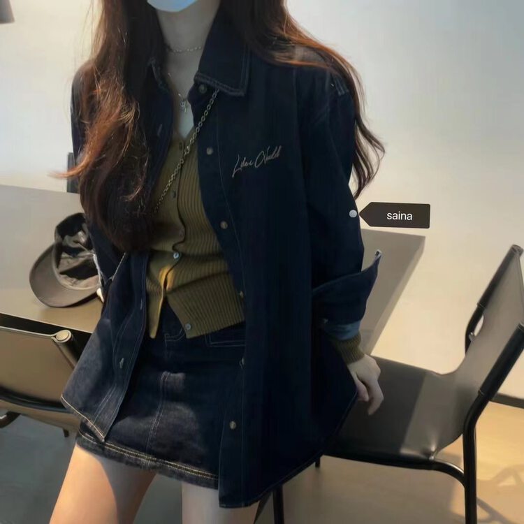 Original price 73.32! New in early autumn! [SAINA FASHION] Hot girl all-match A-line hip skirt (sell skirt only) NZ1557# CLS