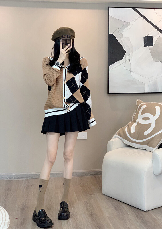 New in autumn! [YT] Fashionable lingerie all-match knitted cardigan Z60251# PCZ