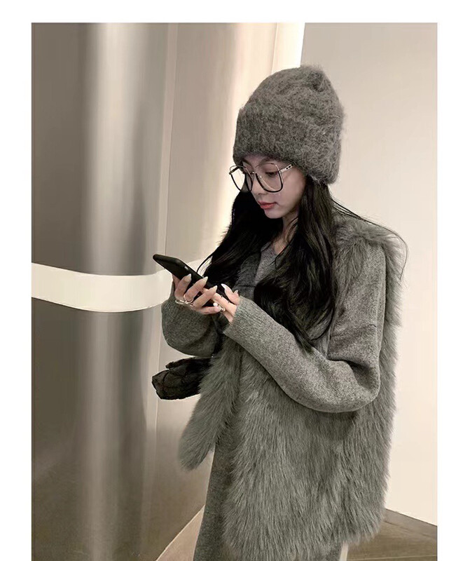 New in winter! [MINI] Versatile fashion faux fur vest 9281# PCZ
