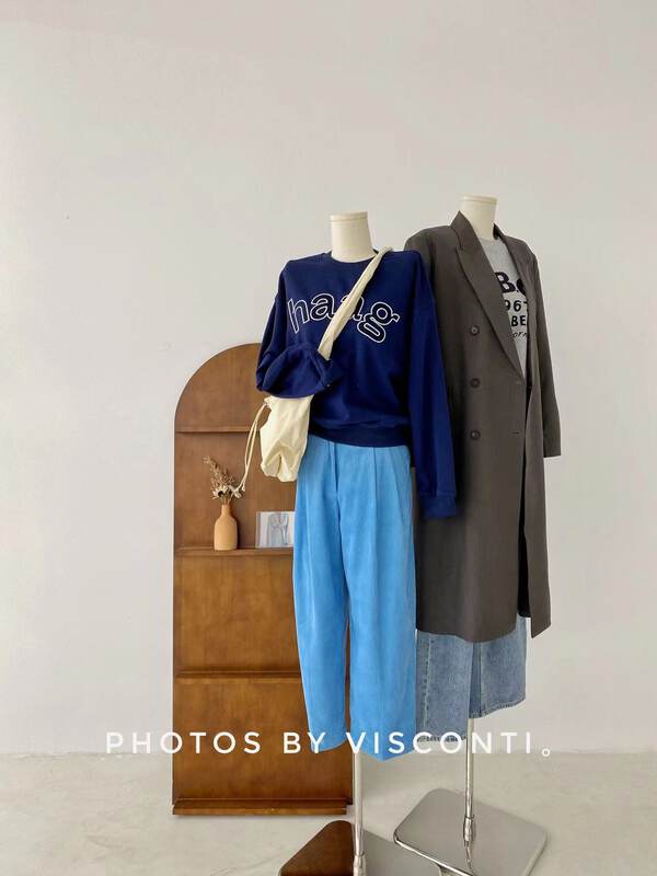 New in Autumn! [C O'Neill] High Waist Straight Wide Leg Casual Pants C220-S9029# GYJ