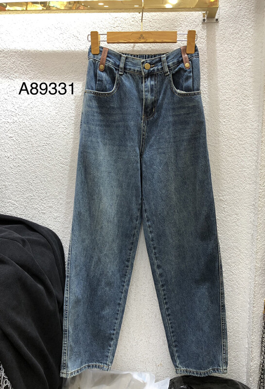 【QUEEN QUEEN】Korean style fashion simple all-match jeans A89331# CL