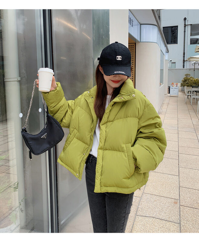 【SUSAN】Korean version of simple stand collar all-match warm padded jacket 83171# LSW