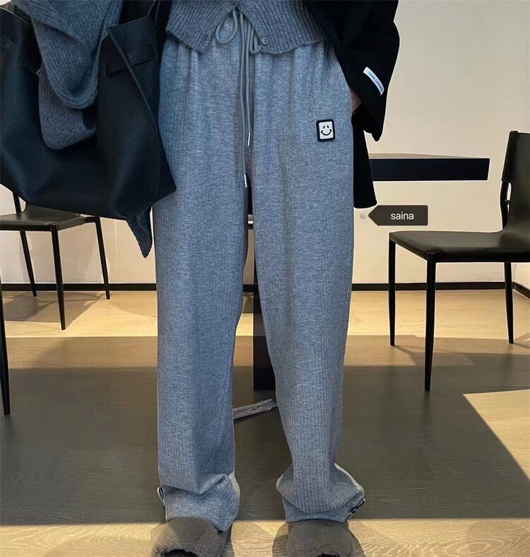 New in winter! [SAINA FASHION] Corduroy wide-leg slimming all-match casual pants K1221# CLS