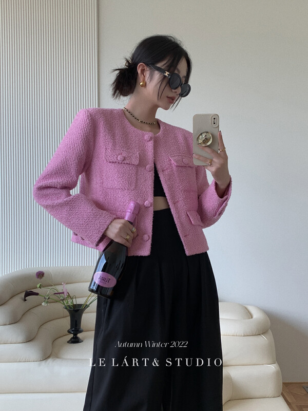 Original price 188.99! 【LE LART】French Small Fragrance Tweed Jacket Suit LL5642# JHY