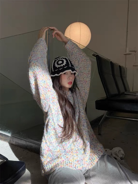 【SUSAN】Colorful Twist Pullover Warm Sweater 81996# LSW