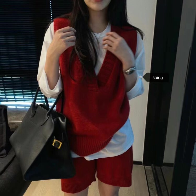 New in early autumn! [SAINA FASHION] Simple and versatile wool casual shorts (shorts only) 3001# CLS