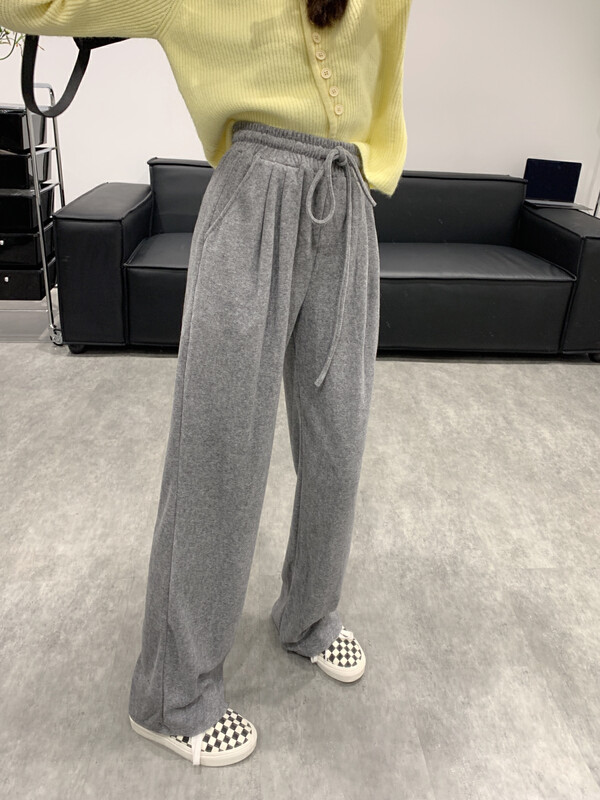 Autumn is new!【VANESSA】Korean air all-match straight casual pants 6891# OZQ