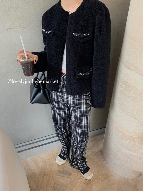 【DT CLASSIC】Plaid Casual Versatile Retro Jeans D5174# JHY