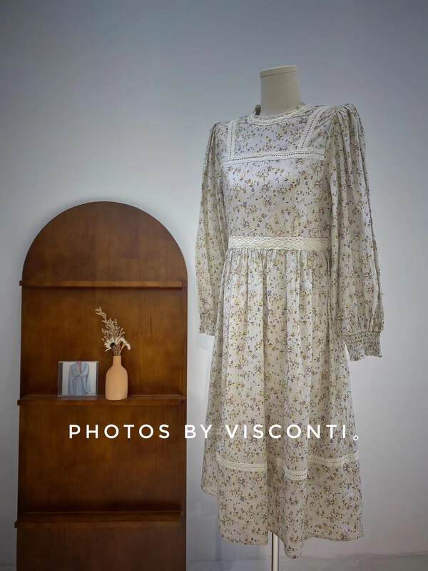 New in early autumn! [C Ouni] Floral temperament slim dress C766-1290# GYJ