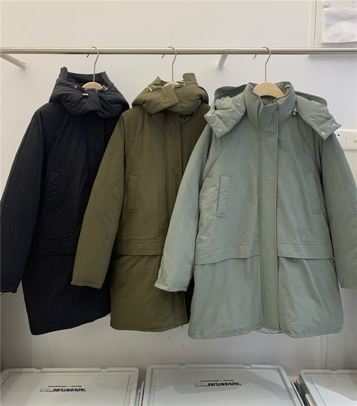 【SANBARA】Korean style long-sleeved all-match warm padded jacket 9806# LSW