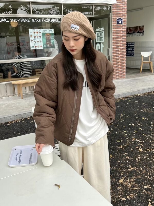 【SANBARA】Plush Comfortable Two-Wear Short Jacket 9790# LSW
