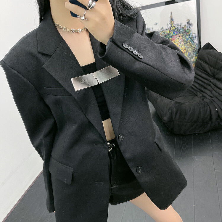 【YT】Wide suit with metal collar button XZ5564# PCZ