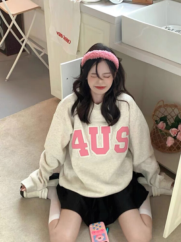 New in autumn! [Blue Show] Comfortable Korean-style all-match sweater 7768# LSW