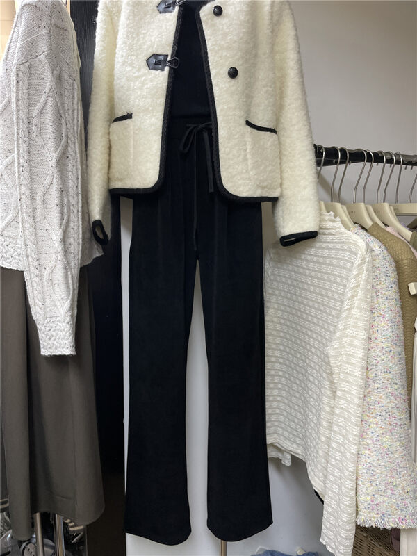 【SUSAN】Elastic Waist Versatile Straight Casual Pants 82005# LSW
