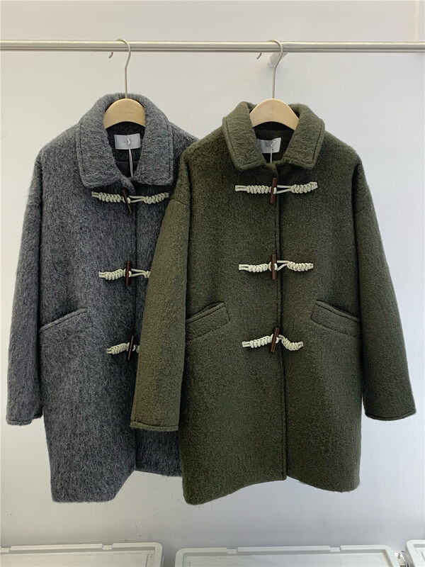 【EN SEASON】Korean style simple claw button coat 9810# LSW