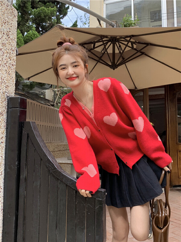 [Timely Rain] Design Love Stitching Warm Sweater 22579# WPL