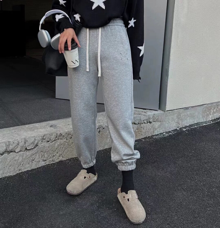 【KIKI STUDIO】Korean Fashion Simple Casual Pants 7069# HJY