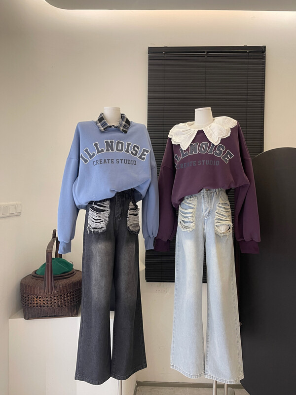 New for winter!  [Timely Rain] Retro High Waist Thin Design Jeans 8989# WPL