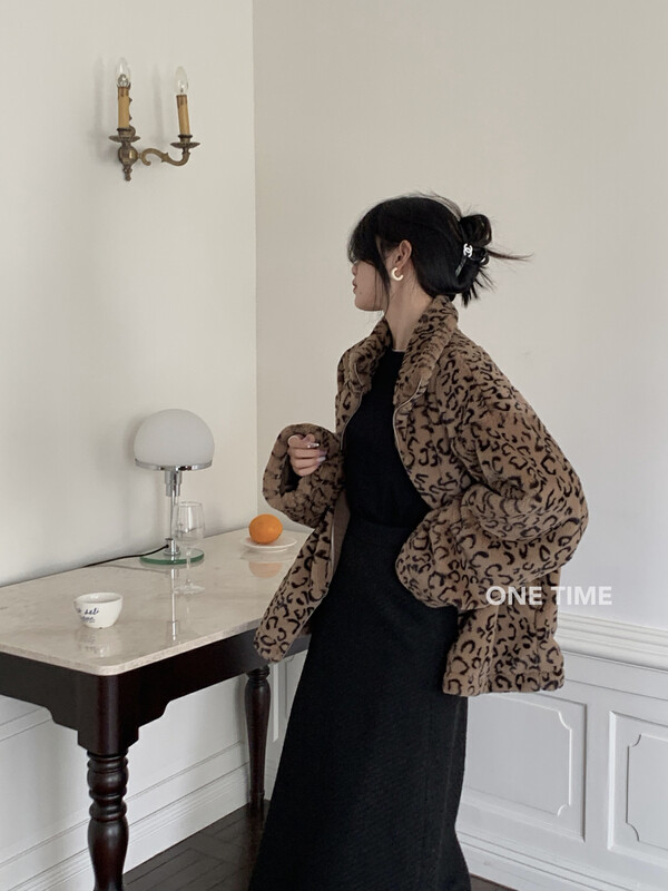 【ONE TIME】Loose thickening and fluffy short coat OT7189# JHY